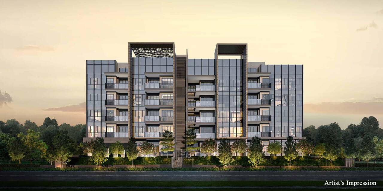 Ardor Residence Facade (View from Street Level)